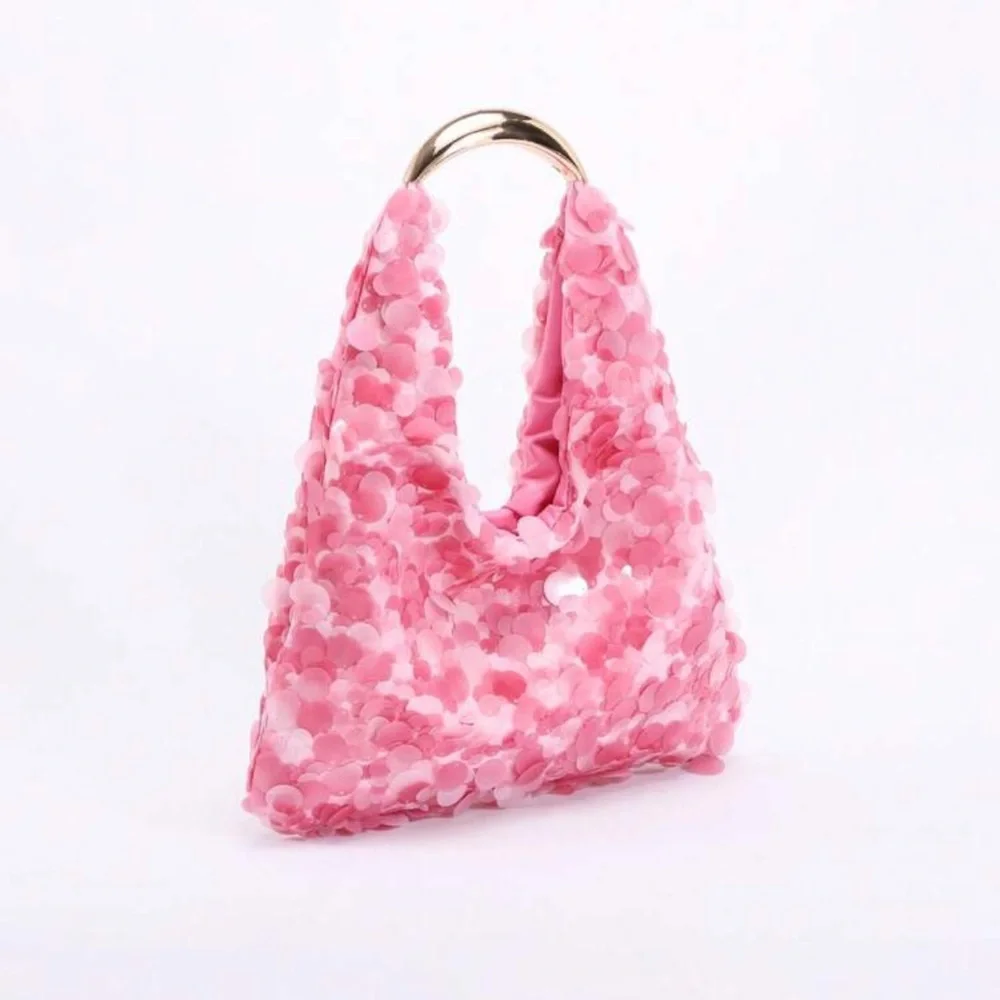 👛 Pink Sequin Bag 👛 - Picture 6 of 7